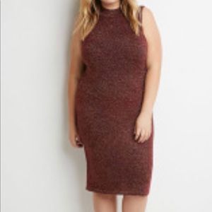 Holiday sweater dress